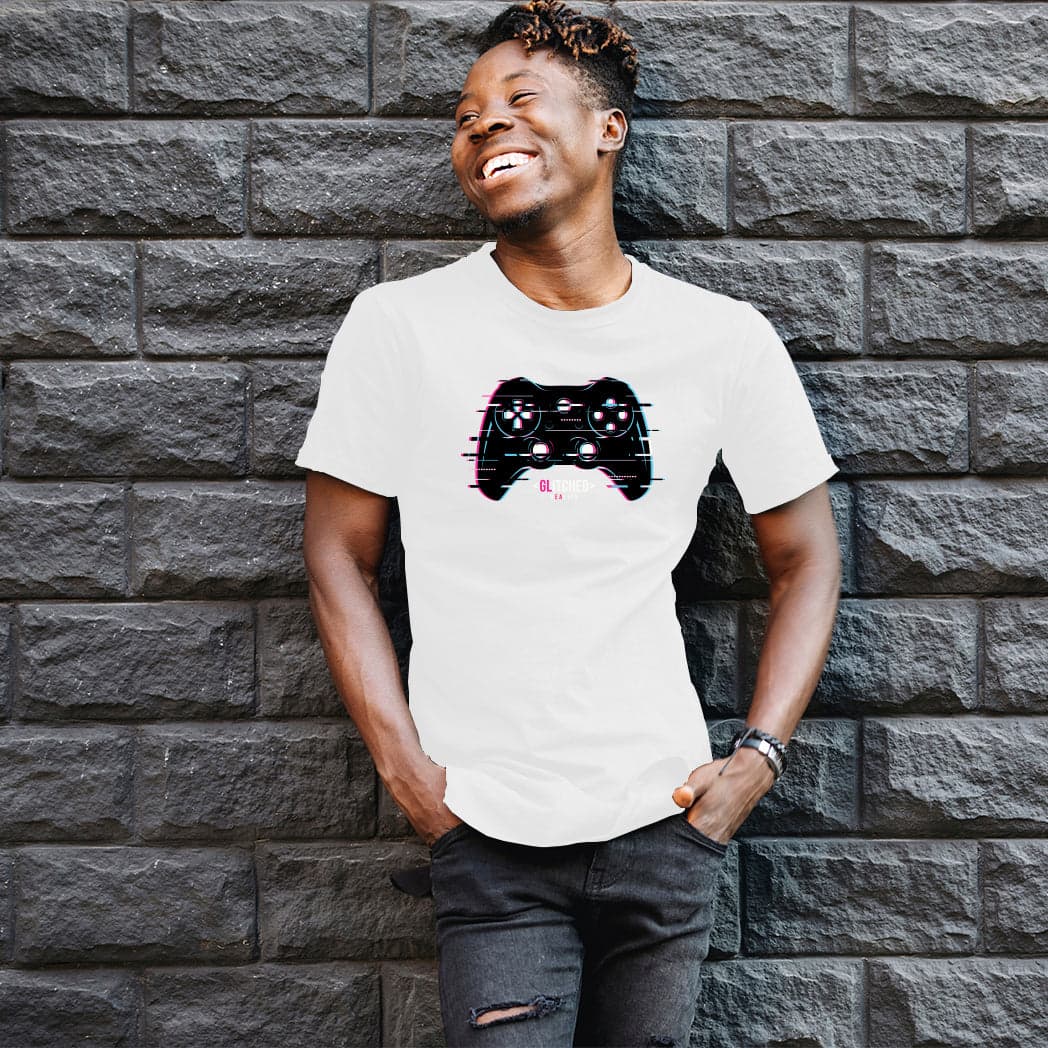 Camisa estampada para hombre tipo T-Shirt Glitch Control — foto 1