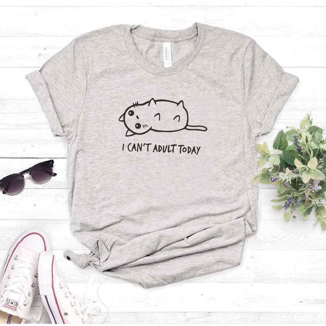 Camiseta estampada T-shirt Gatito Cant adult Today — foto 5