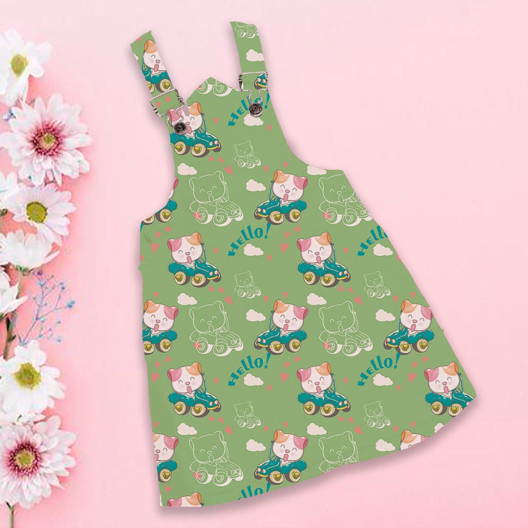 Braga de niña estampada diseño HELLO GATICO CARRO — foto 1