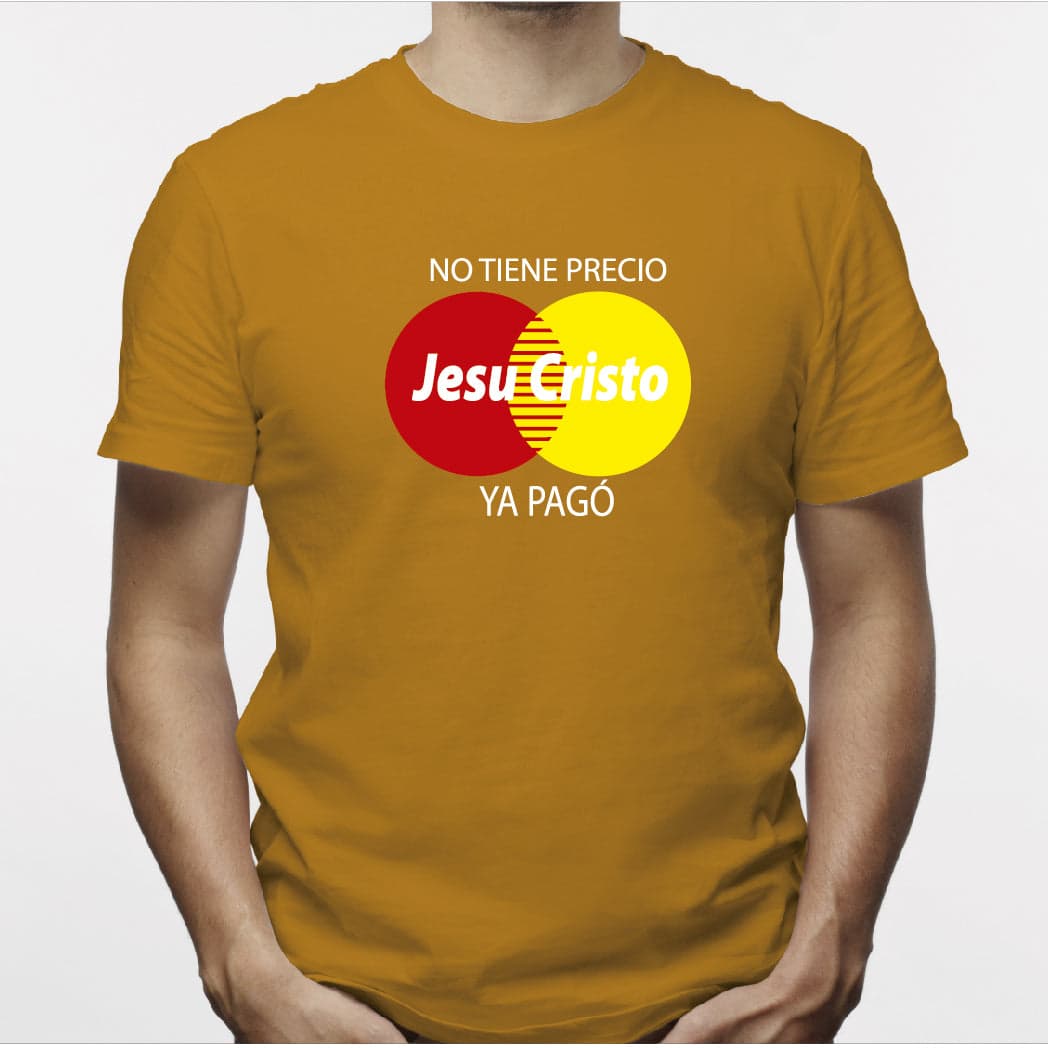 Camiseta estampada hombre T-shirt JESUCRISTO NO TIENE PRECIO — foto 6