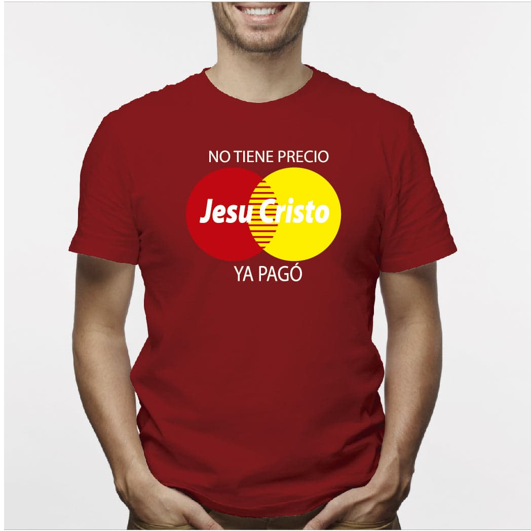 Camiseta estampada hombre T-shirt JESUCRISTO NO TIENE PRECIO — foto 7