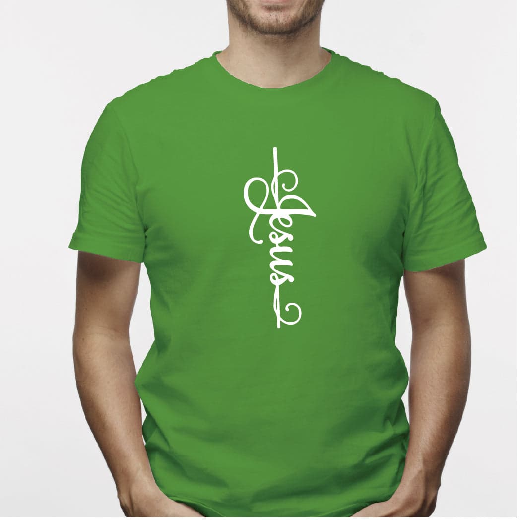 Camiseta estampada hombre T-shirt JESUS VERTICAL NUEVO — foto 4