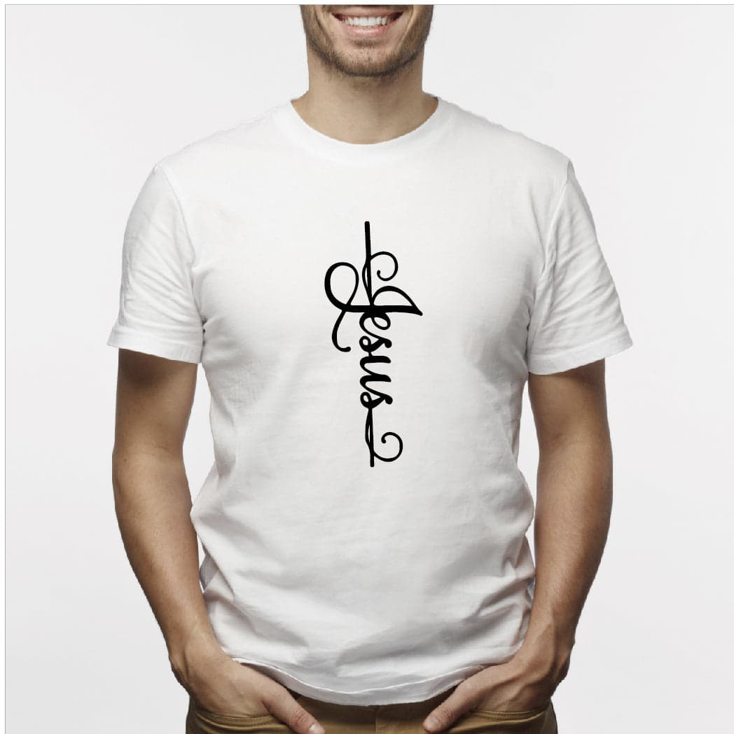 Camiseta estampada hombre T-shirt JESUS VERTICAL NUEVO — foto 5