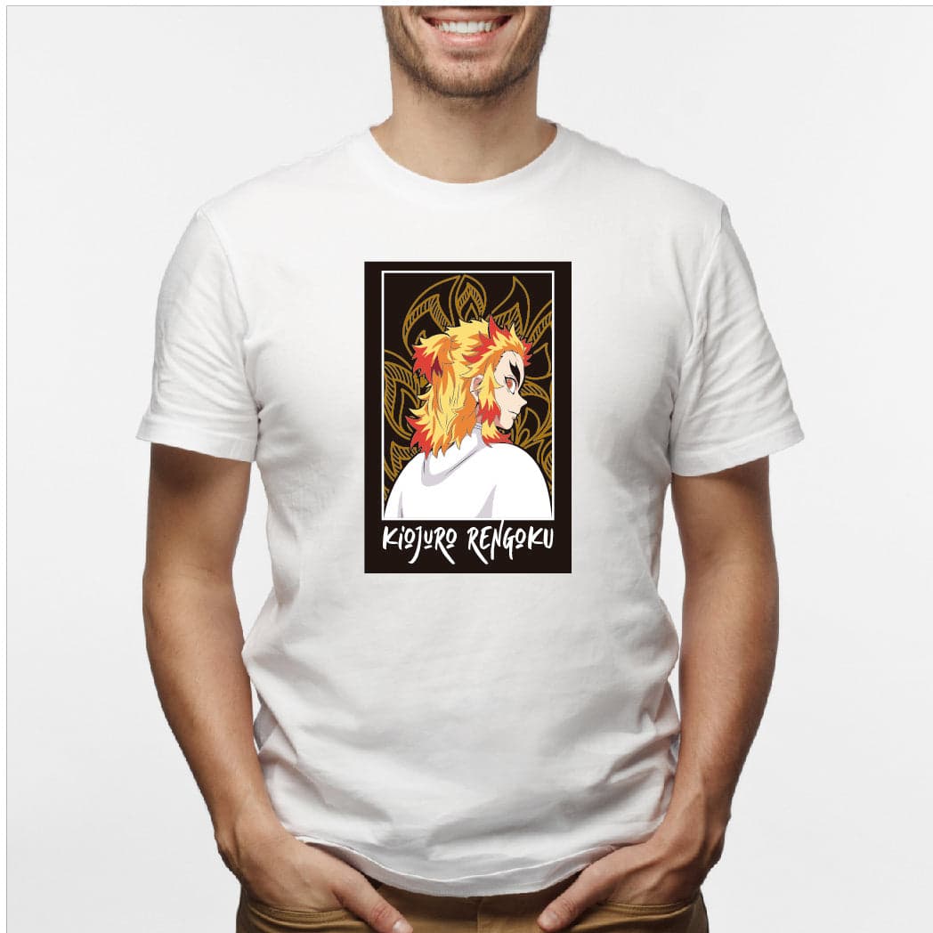 Camisa estampada en algodón para hombre tipo T-shirt Kiojuro Renguko — foto 7