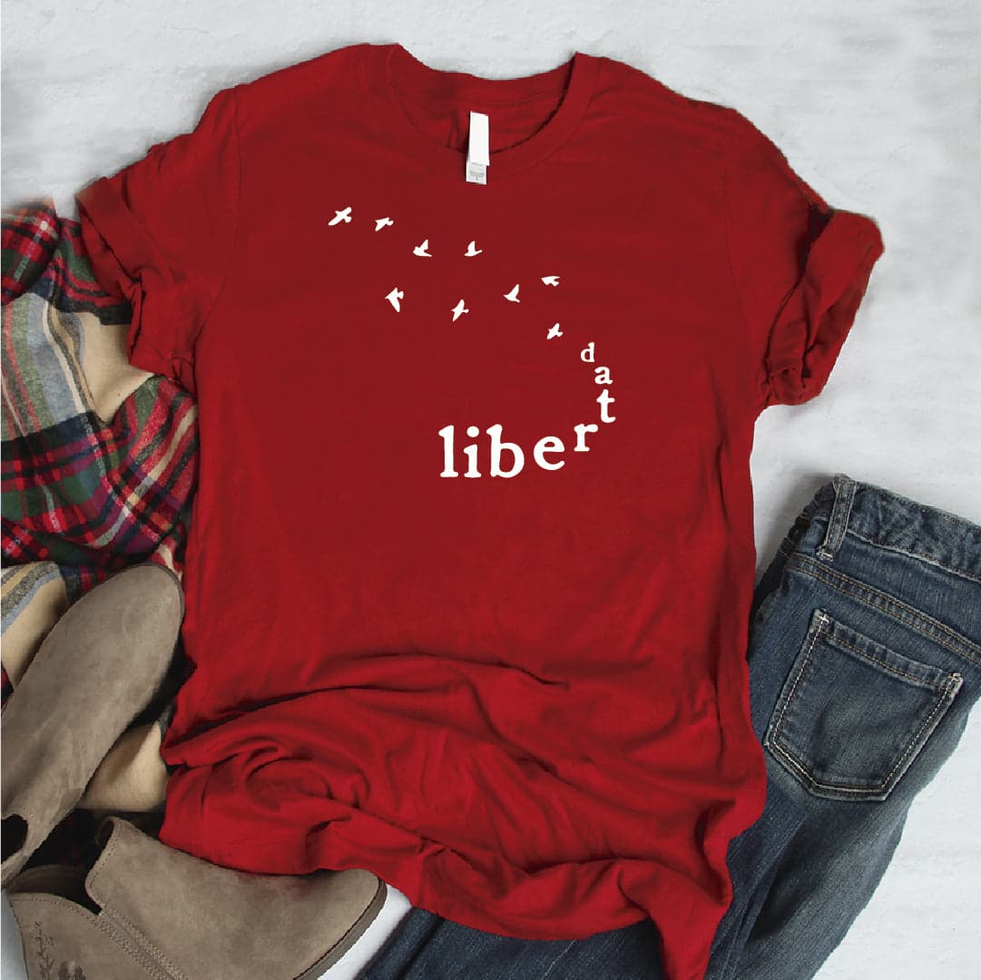 Camisa estampada tipo T-shirt Libertad — foto 5