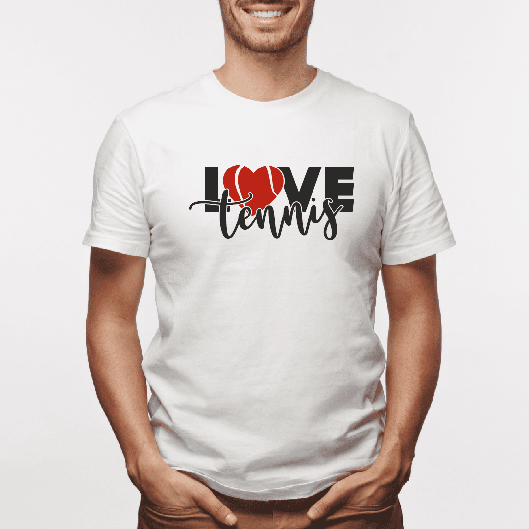 Camiseta estampada tipo T-shirt LOVE TENNIS (DEPORTES) (HOMBRE) — foto 1