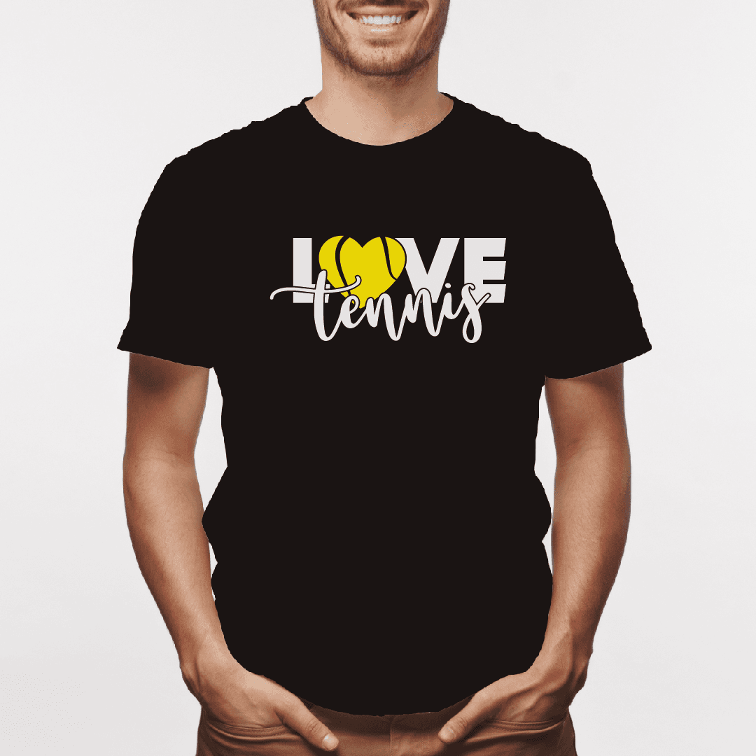 Camiseta estampada tipo T-shirt LOVE TENNIS (DEPORTES) (HOMBRE) — foto 3