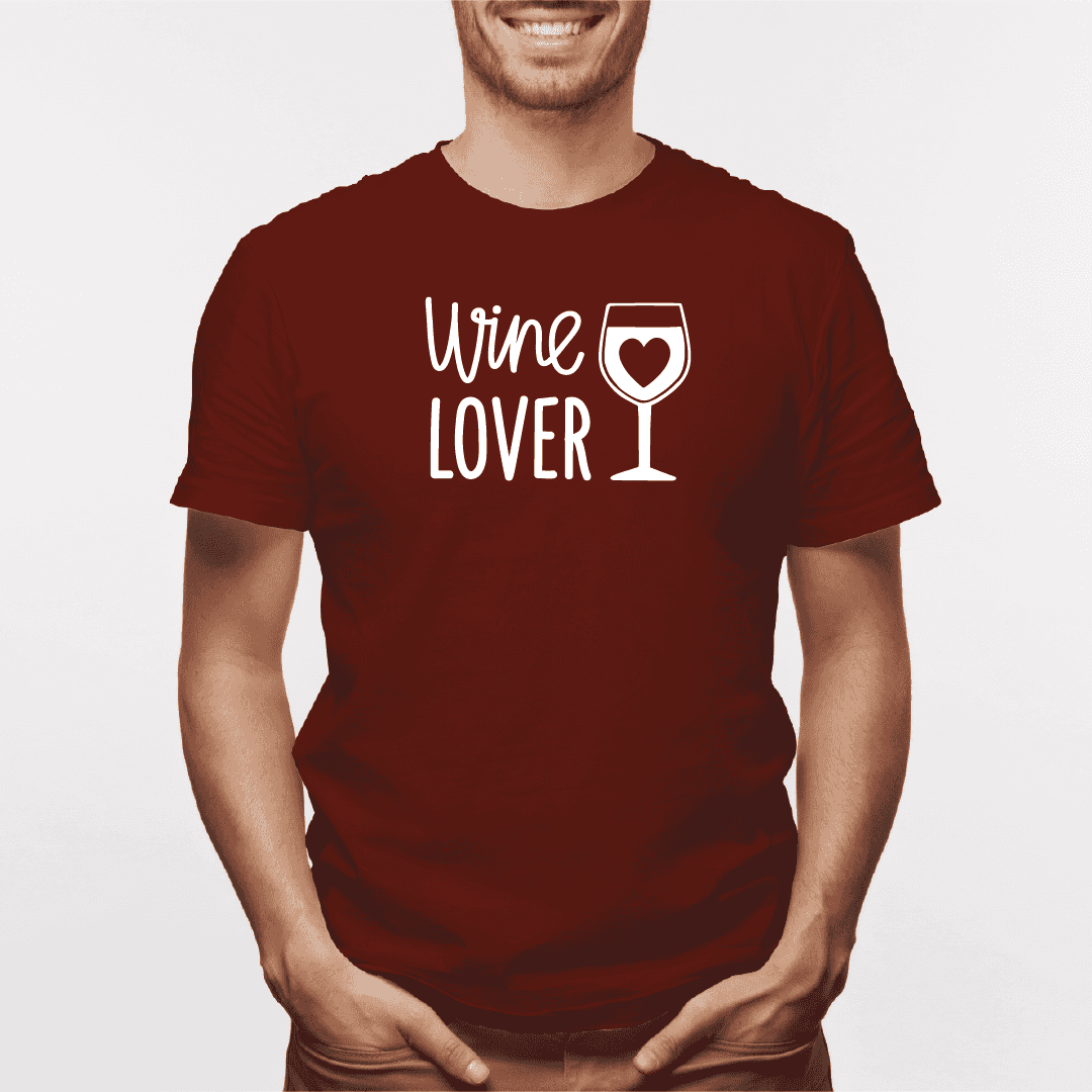 Camisa estampada para hombre tipo T-shirt Wine Lover