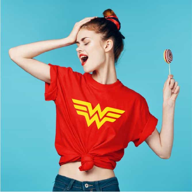 Camiseta T-shirt mujer MUJER MARAVILLA
