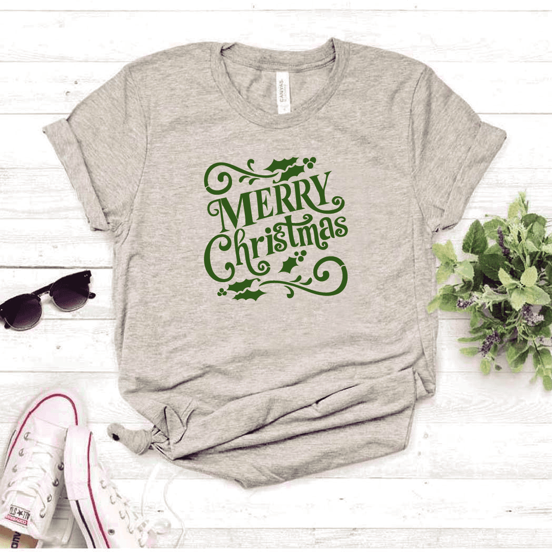 Camisa estampada tipo T-shirt (NAVIDAD) Merry a christmas 3 — foto 4