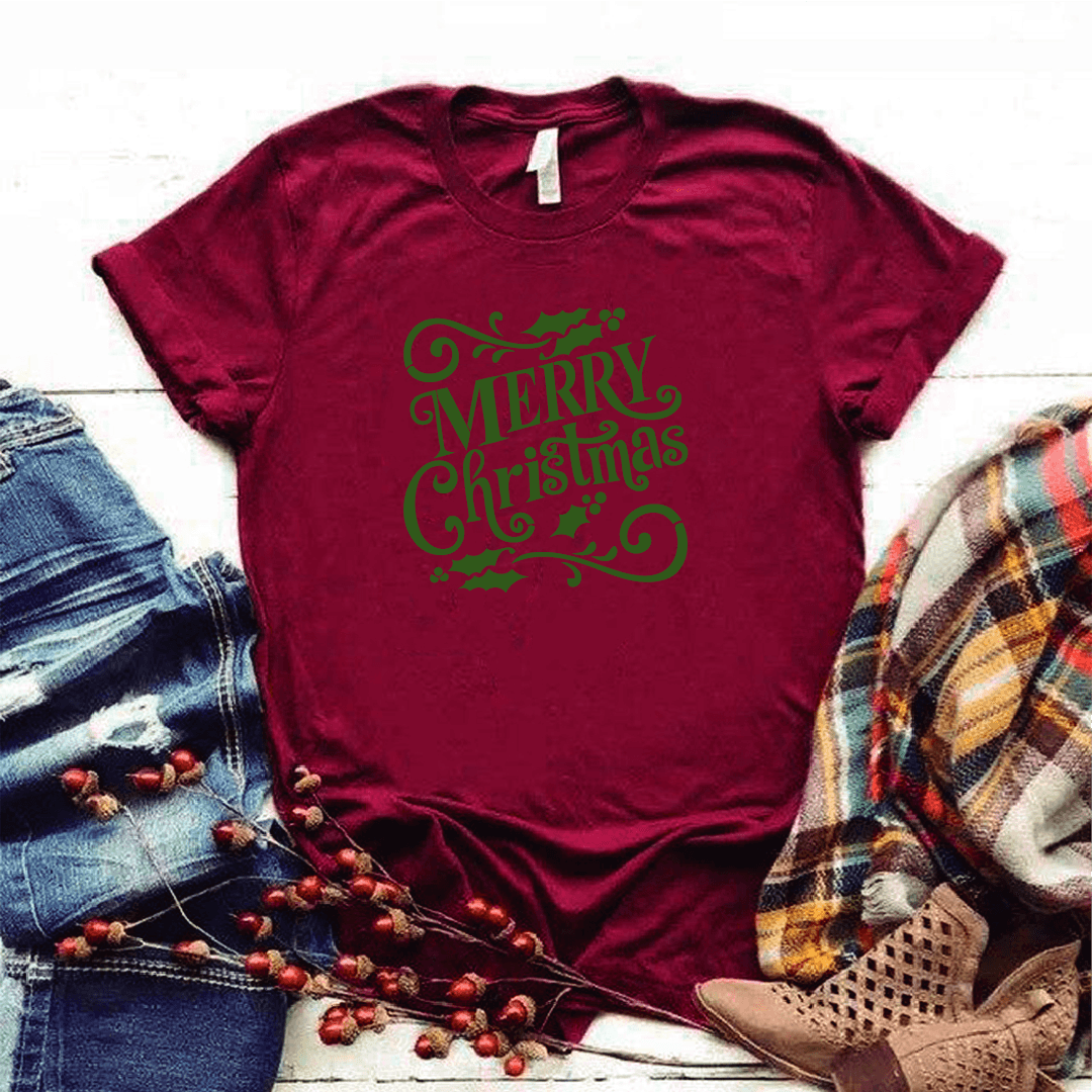 Camisa estampada tipo T-shirt (NAVIDAD) Merry a christmas 3 — foto 6