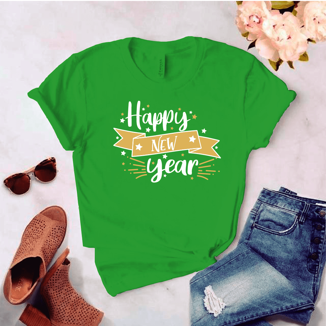 Camisa estampada tipo T-shirt (NAVIDAD) Happy new year 2 — foto 7