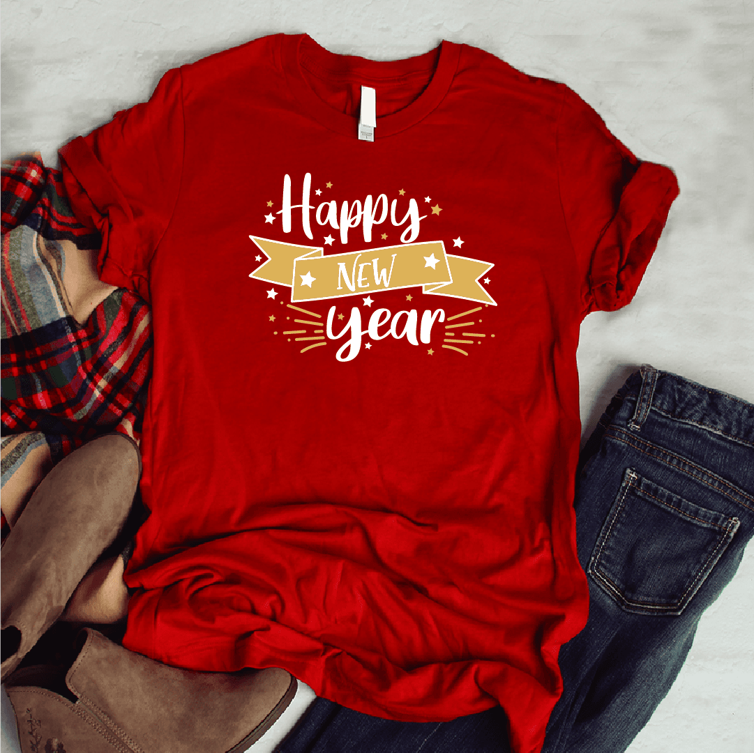 Camisa estampada tipo T-shirt (NAVIDAD) Happy new year 2 — foto 8
