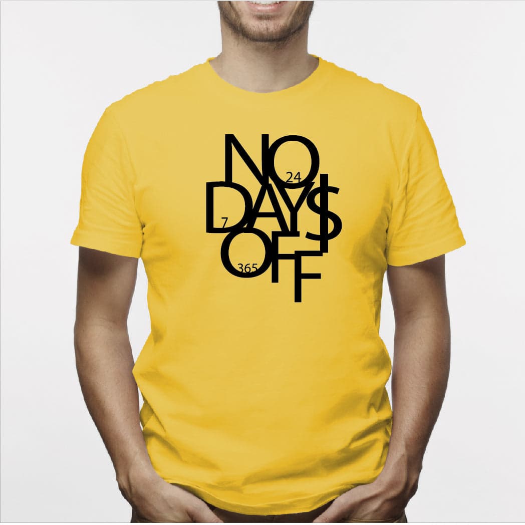 Camisa estampada para hombre tipo T-Shirt No Days Off — foto 2