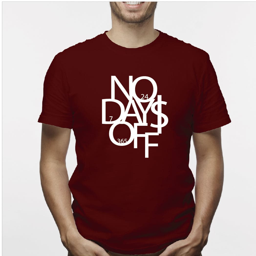 Camisa estampada para hombre tipo T-Shirt No Days Off — foto 3