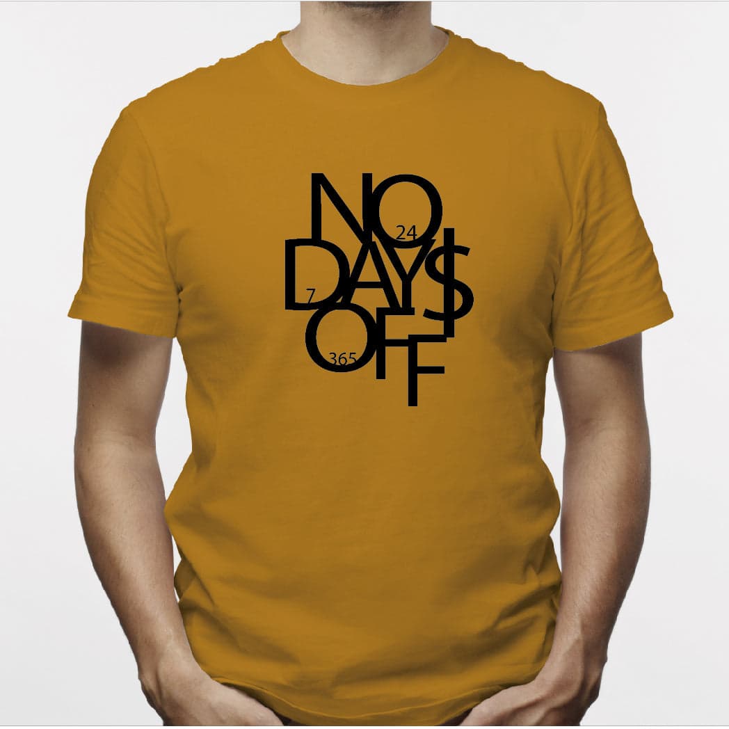 Camisa estampada para hombre tipo T-Shirt No Days Off — foto 4