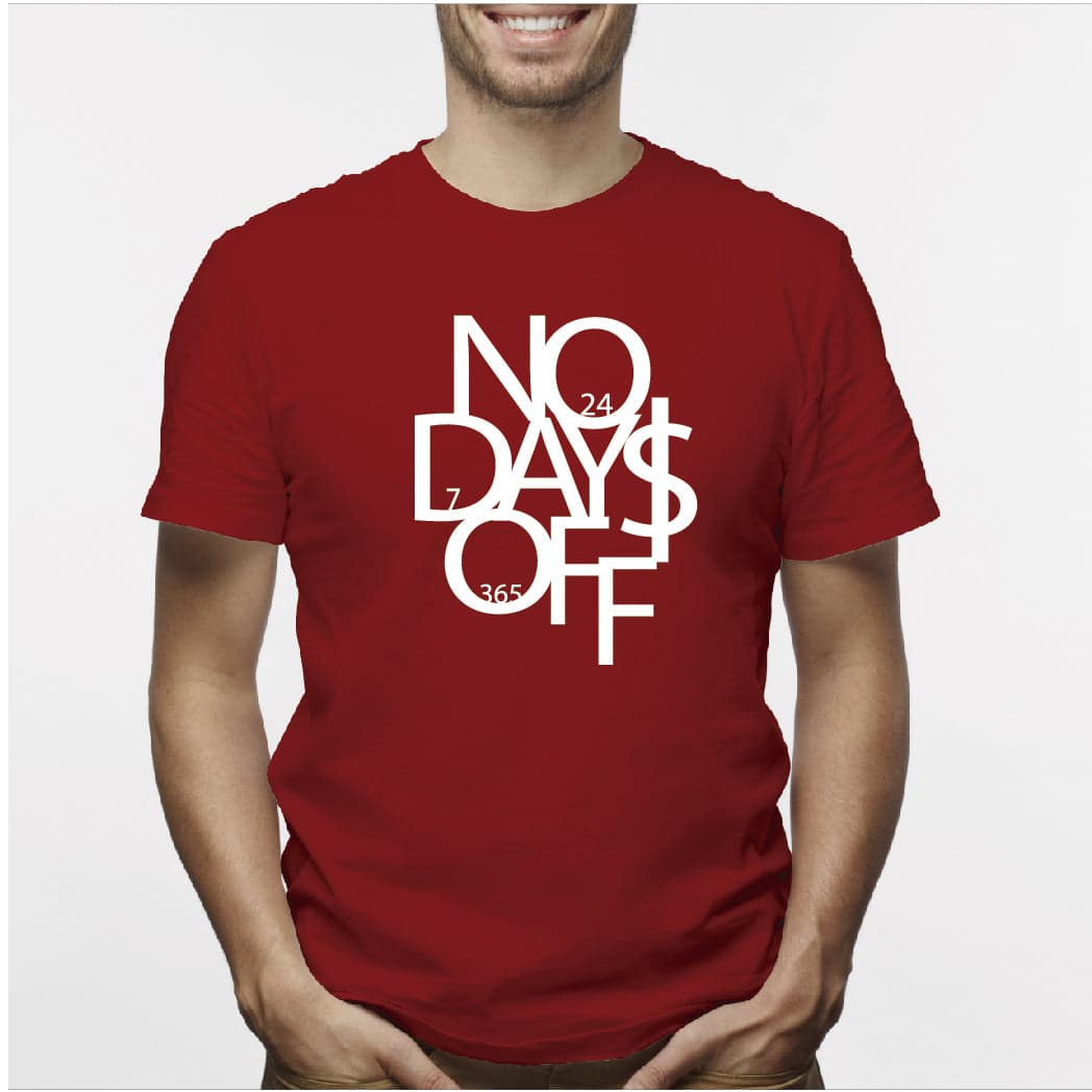 Camisa estampada para hombre tipo T-Shirt No Days Off — foto 5