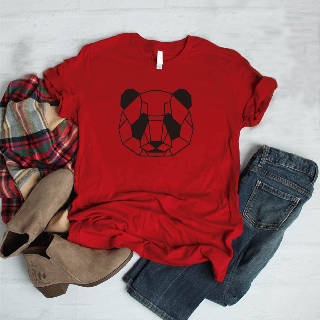 Camiseta estampada tipo T-shirt OSO PANDA (GEOMÉTRICO) — foto 6