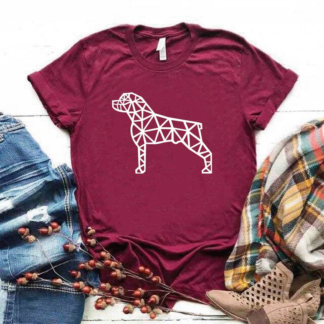 Camiseta estampada tipo T-shirt ROTTWEILER DE COLA CORTA — foto 4
