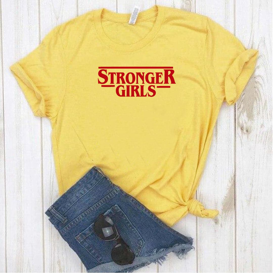 Camisa estampada tipo T- shirt STRONGER GIRLS — foto 3