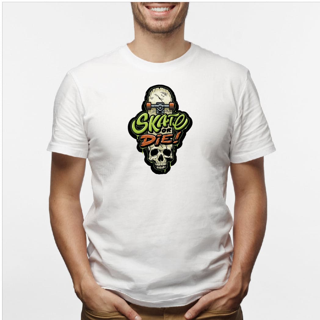 Camisa estampada en algodón para hombre tipo T-shirt Skate or Die! — foto 4