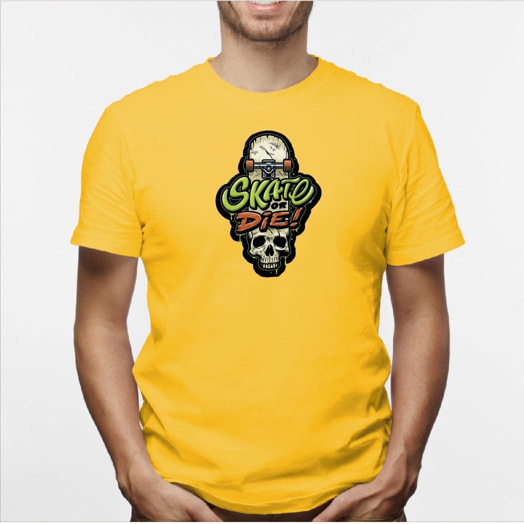 Camisa estampada en algodón para hombre tipo T-shirt Skate or Die! — foto 5