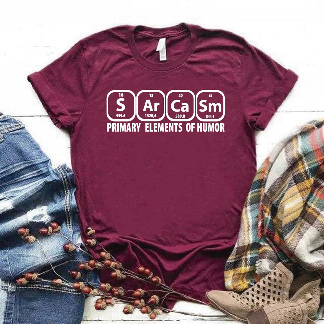 Camiseta estampada T-shirt SARCAMS TABLA PERIODICA (DAMA) — foto 7