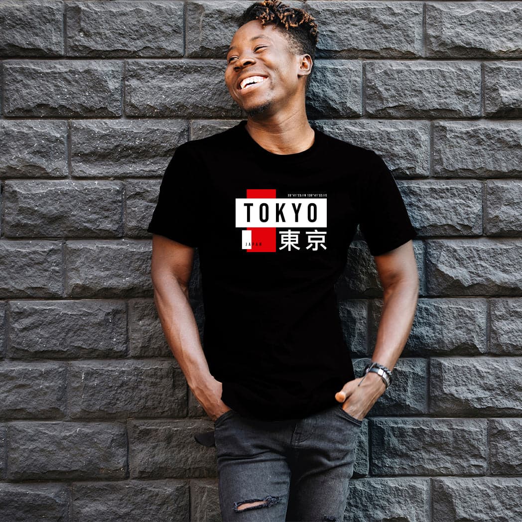 Camisa estampada para hombre tipo T-Shirt TOKIO JAPAN — foto 2