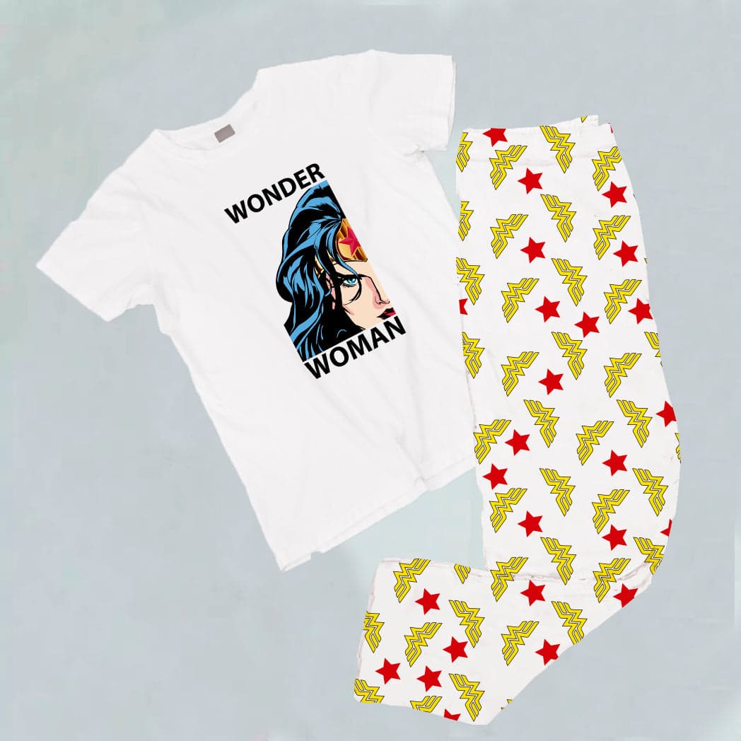 Pijama Estampada en polialgodon de Short MUJER MARAVILLA — foto 1