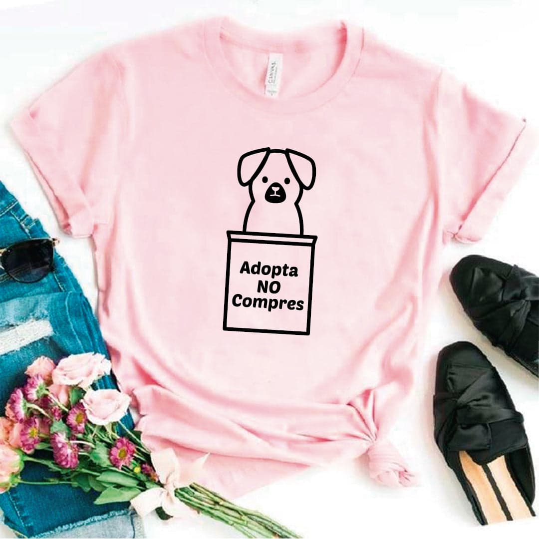 Camisa estampada tipo T- shirt Adopta No Compres — foto 7