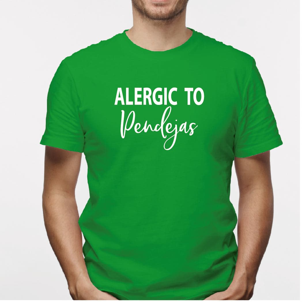 Camisa estampada para hombre tipo T-shirt Alergic to pendejas — foto 4