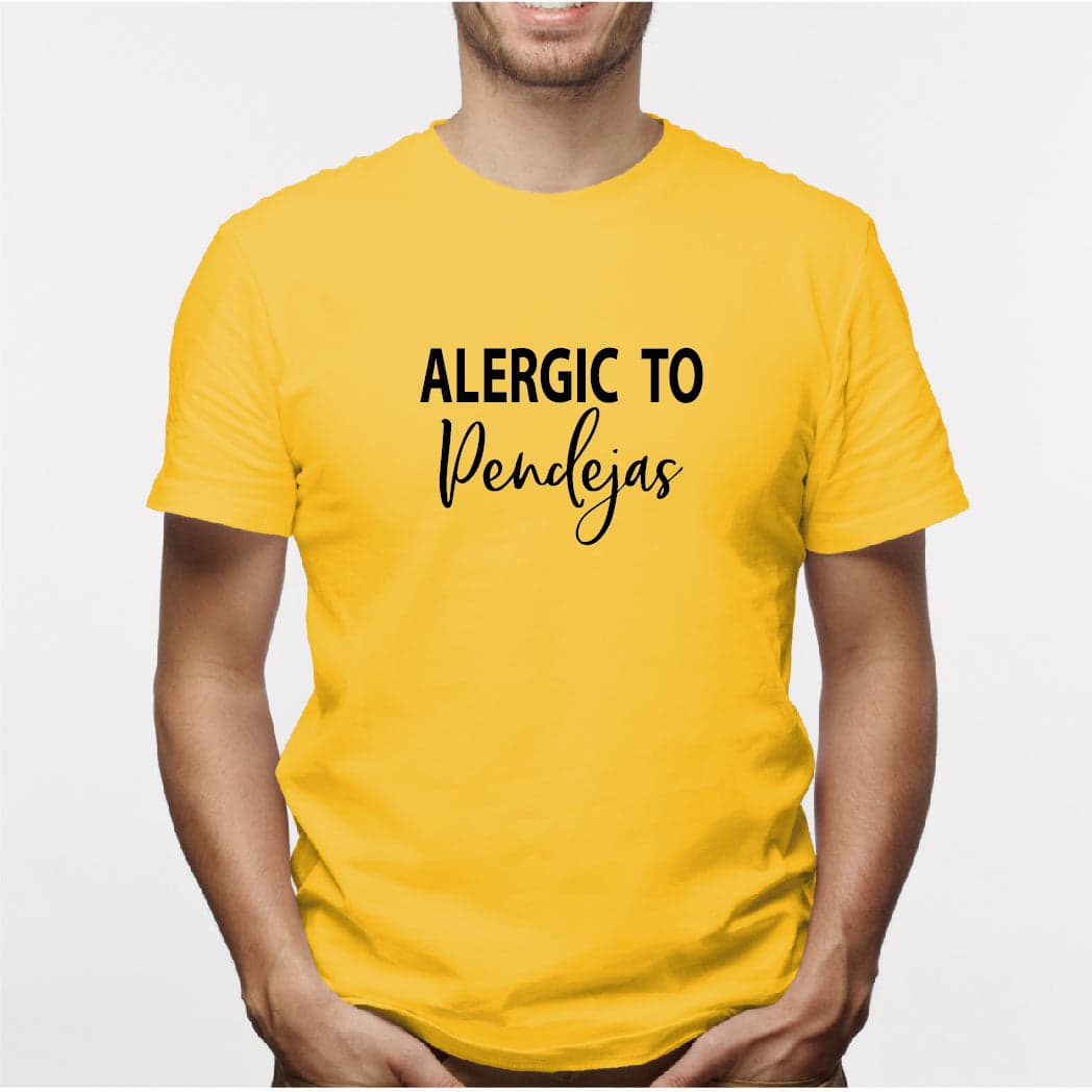 Camisa estampada para hombre tipo T-shirt Alergic to pendejas — foto 6