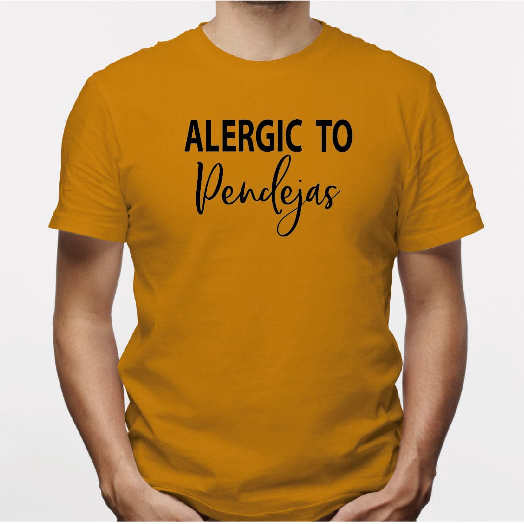 Camisa estampada para hombre tipo T-shirt Alergic to pendejas — foto 2