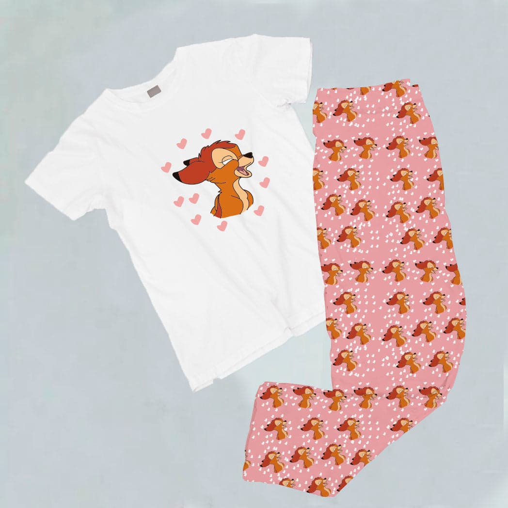 Pijama estampada de pantalón Largo BAMBI — foto 1