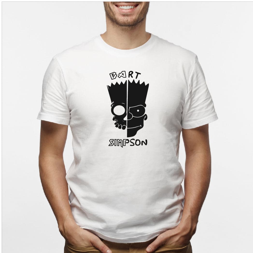 Camisa estampada para hombre tipo T-shirt Bart simpson — foto 3