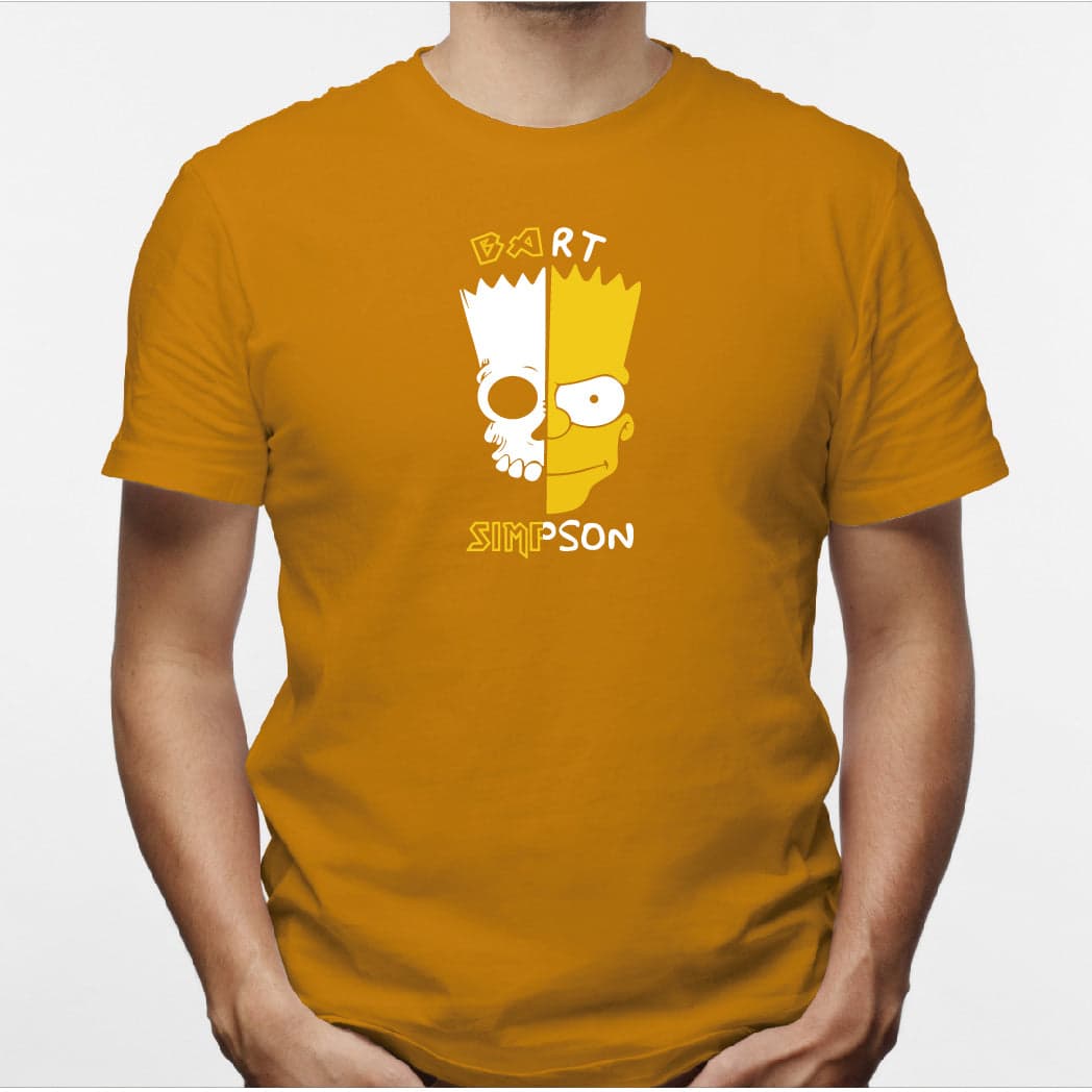 Camisa estampada para hombre tipo T-shirt Bart simpson — foto 6