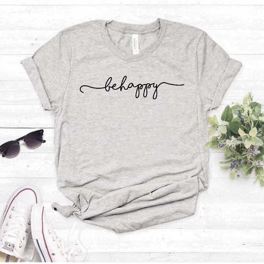 Camiseta Estampada T-shirt Behappy