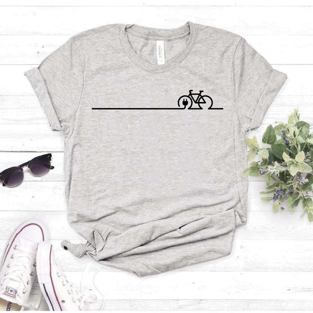 Camisa estampada tipo T-shirt BICICLETA LINEA ENCHUFE — foto 8