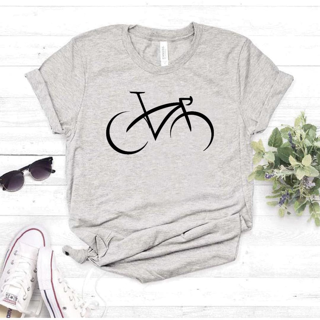 Camisa estampada tipo T- shirt Bicicleta Minimalista — foto 7