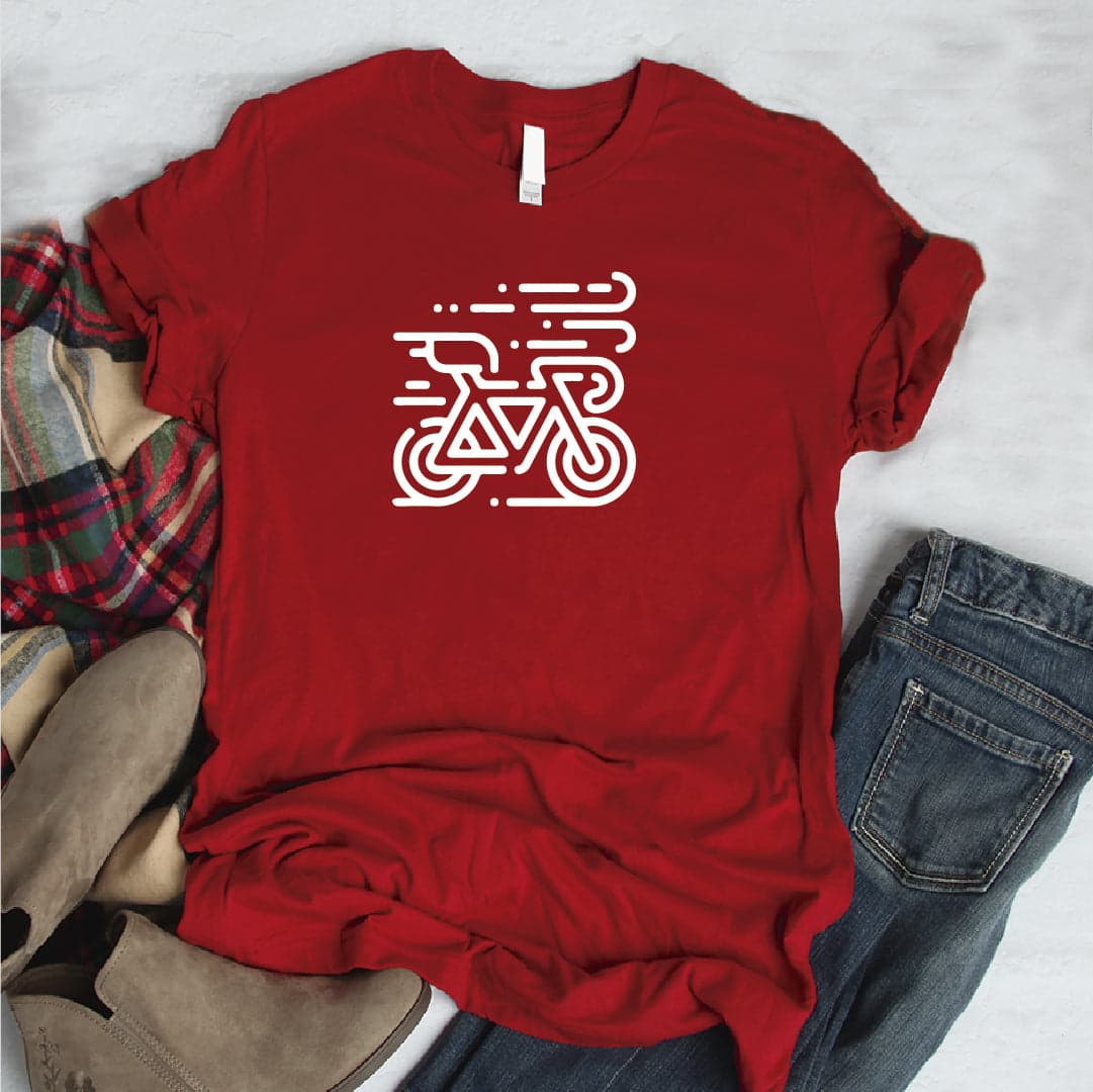 Camisa estampada tipo T-shirt BICICLETA VIENTO CICLISTA — foto 6