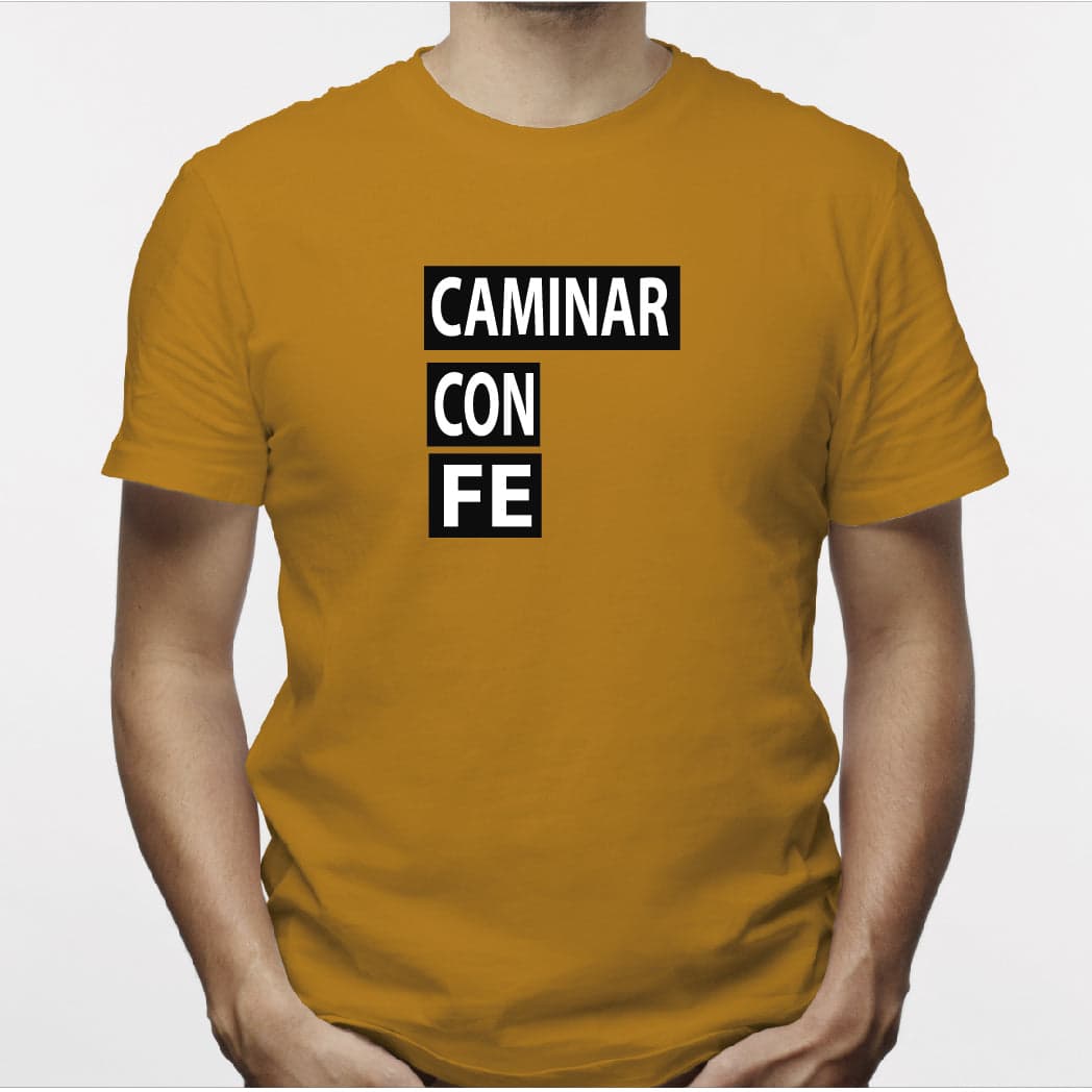 Camiseta estampada hombre T-shirt Caminar con Fe (cristiana) — foto 6