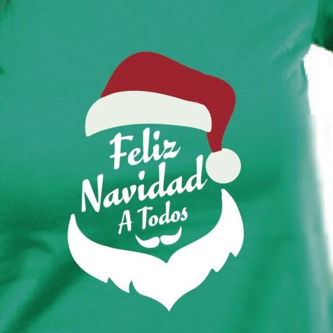 Camiseta T-shirt mujer navidad FELIZ NAVIDAD A TODOS — foto 2