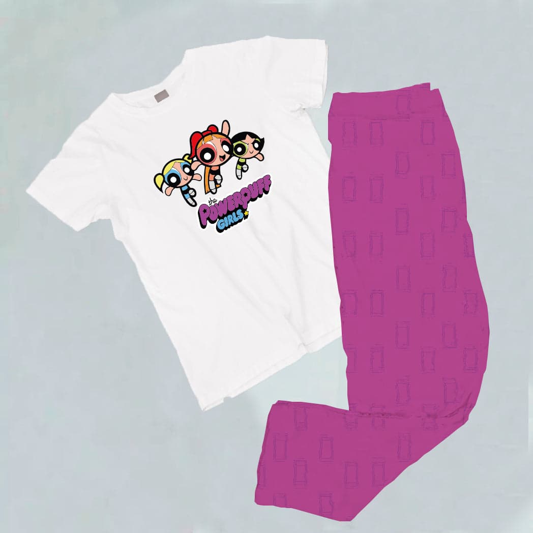 Pijama estampada de pantalón Largo CHICAS SUPER PODEROSAS — foto 1