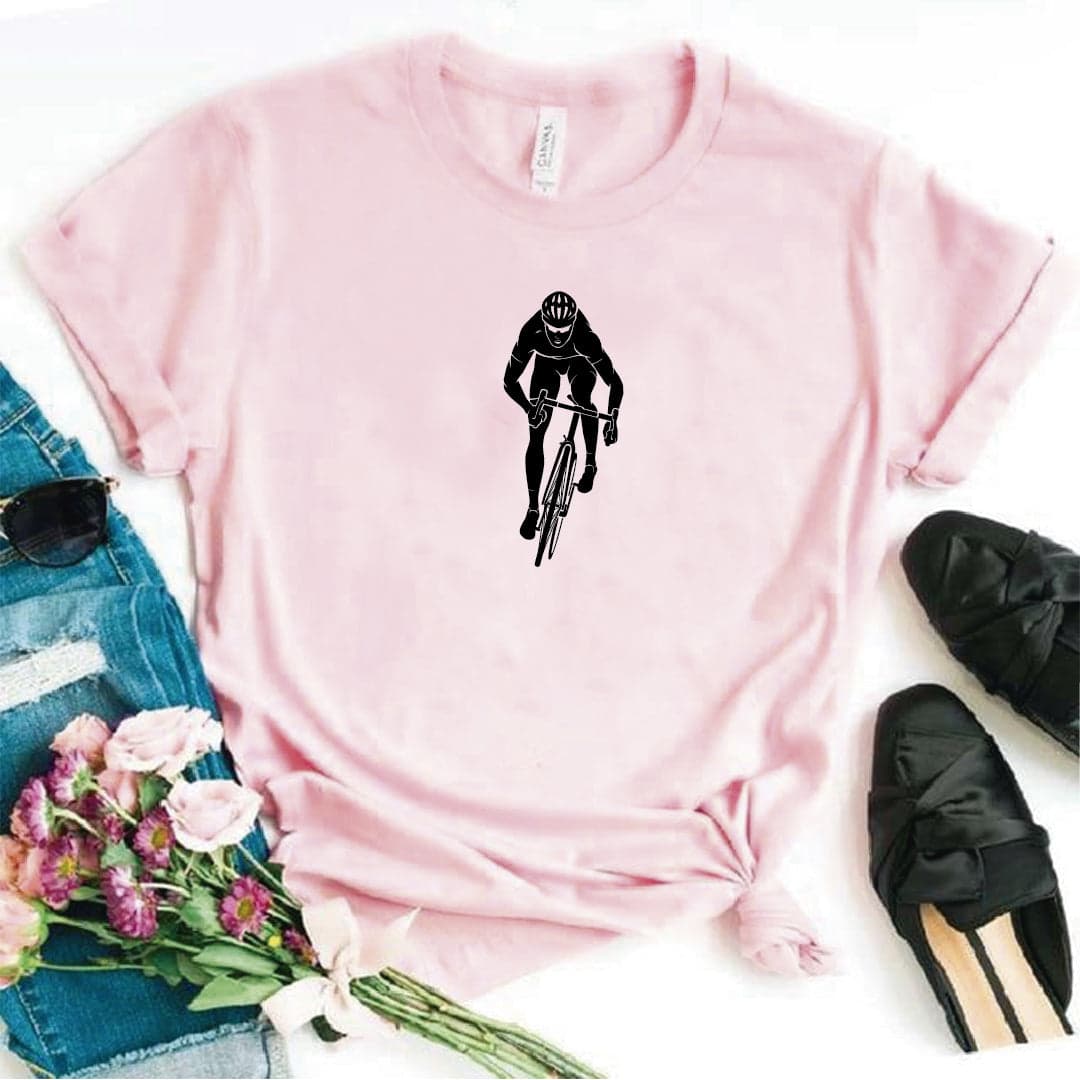 Camisa estampada tipo T-shirt Ciclista de frente — foto 6