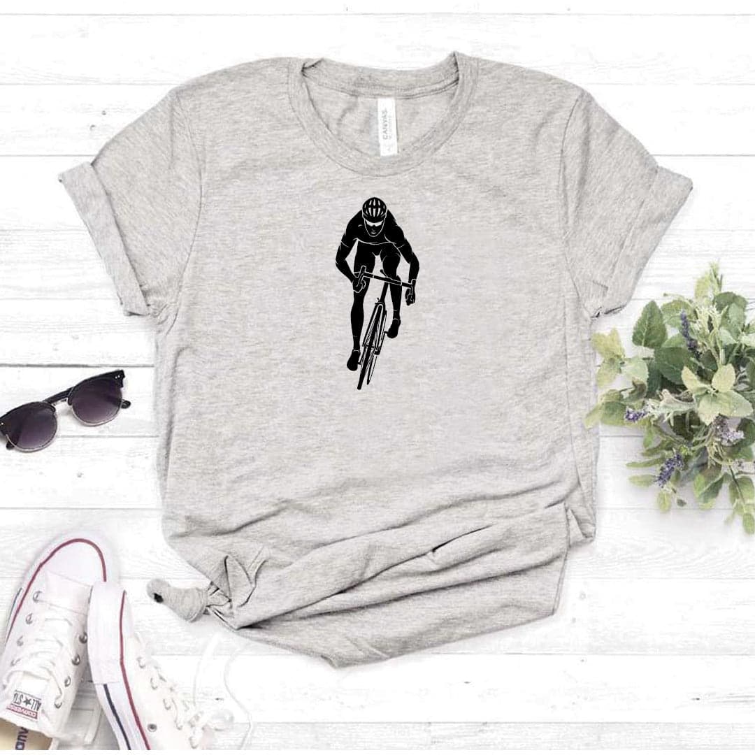 Camisa estampada tipo T-shirt Ciclista de frente — foto 7