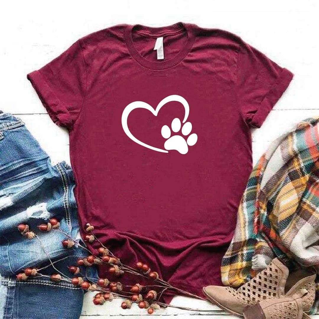 Camisa estampada tipo T-shirt CORAZÓN HUELLA — foto 4