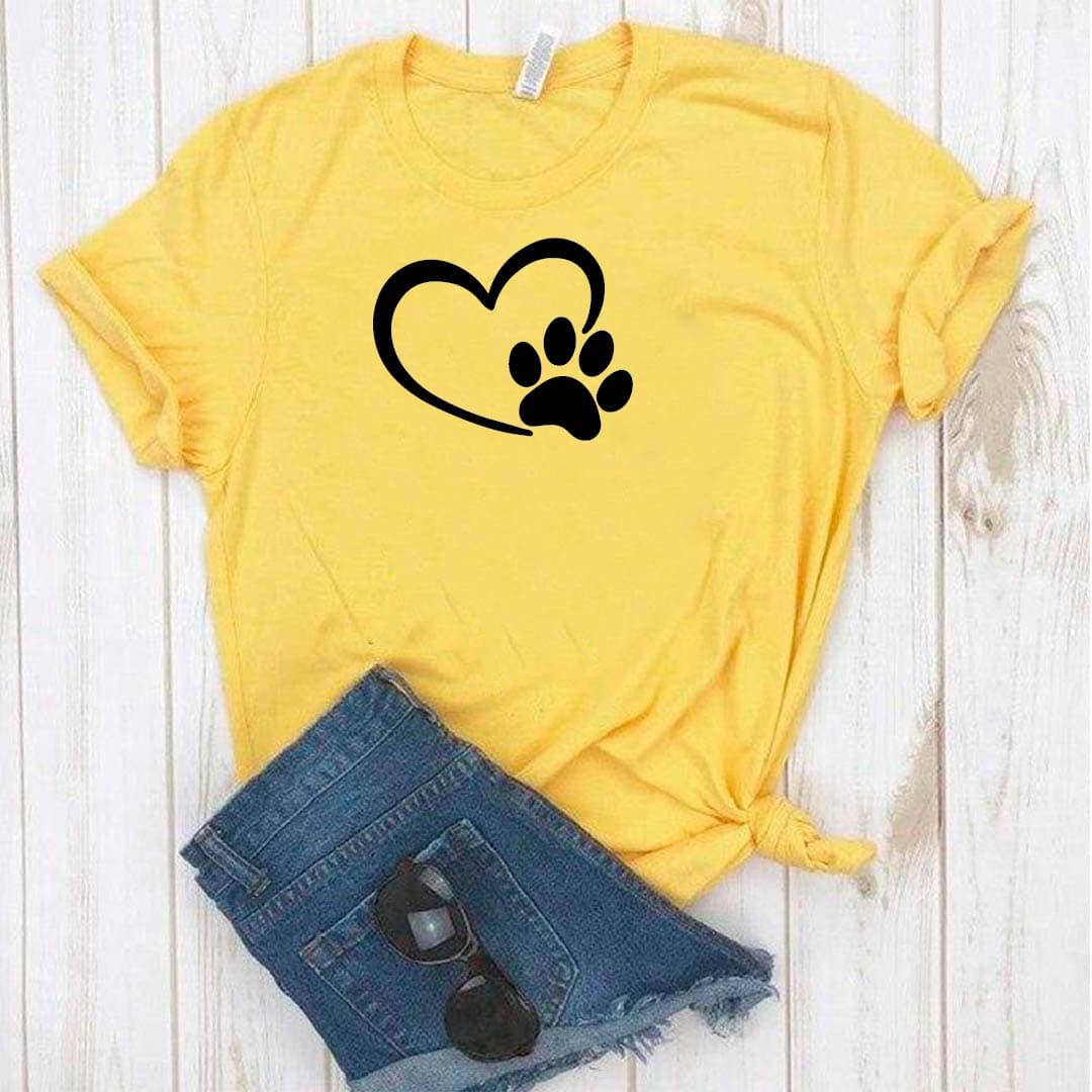 Camisa estampada tipo T-shirt CORAZÓN HUELLA — foto 7