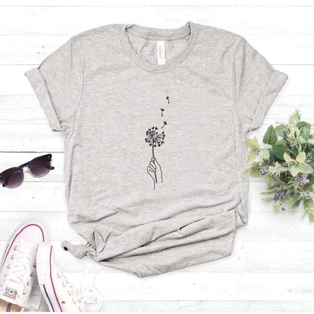 Camisa estampada tipo T- shirt diente de leon — foto 8