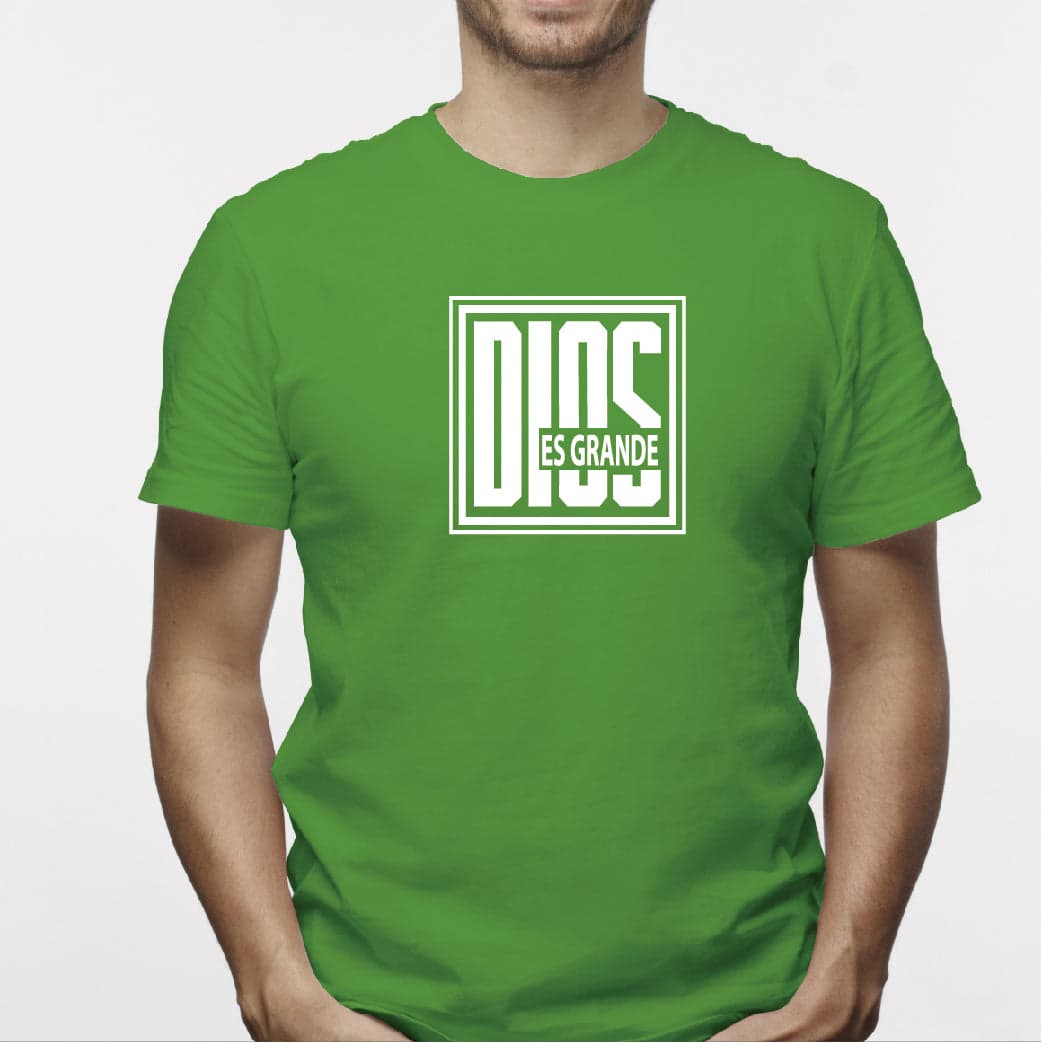 Camiseta estampada hombre T-shirt Dios es Grande — foto 2