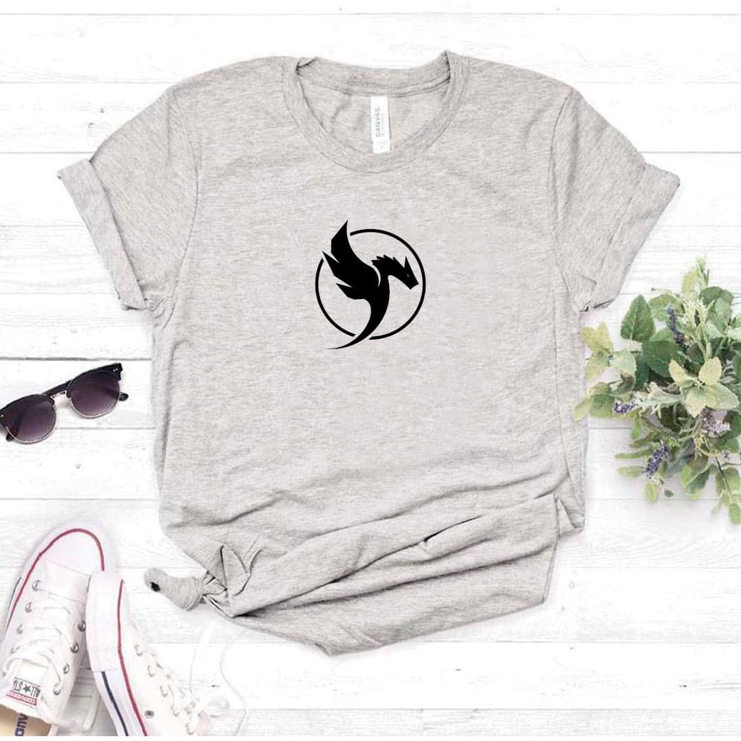Camisa estampada tipo T- shirt dragon en circulo — foto 8